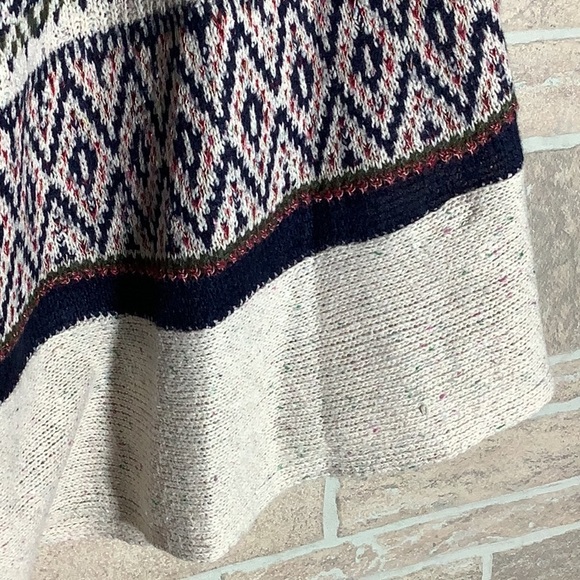 Ruff Hewn - Sz S - poncho sweater in natural colors - Picture 3 of 4
